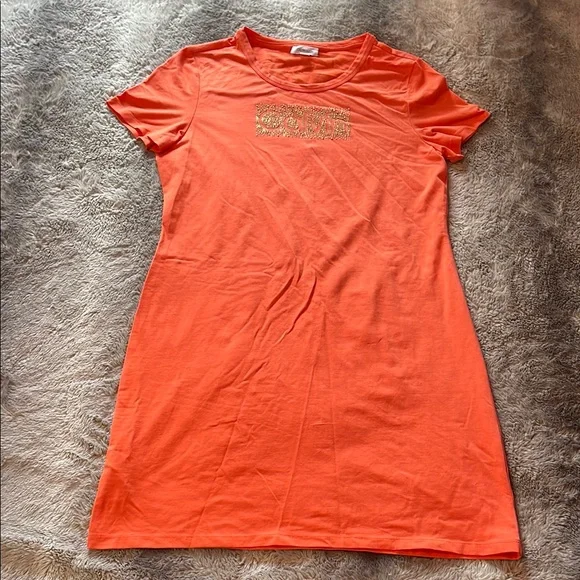Calvin Klein | Tops | Calvin Klein Orange Short Sleeve Dress | Poshmark Calvin Klein | Tops | Calvin Klein Orange Short Sleeve Dress | Poshmark
